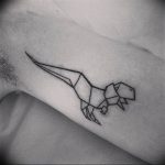 Фото рисунка тату оригами 12.10.2018 №071 - origami tattoo - tattoo-photo.ru