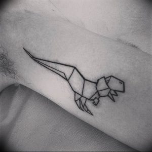 Фото рисунка тату оригами 12.10.2018 №071 - origami tattoo - tattoo-photo.ru