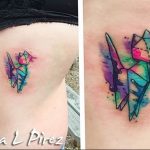 Фото рисунка тату оригами 12.10.2018 №074 - origami tattoo - tattoo-photo.ru