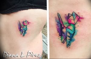 Фото рисунка тату оригами 12.10.2018 №074 - origami tattoo - tattoo-photo.ru