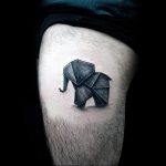 Фото рисунка тату оригами 12.10.2018 №078 - origami tattoo - tattoo-photo.ru