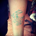 Фото рисунка тату оригами 12.10.2018 №079 - origami tattoo - tattoo-photo.ru