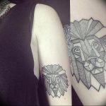 Фото рисунка тату оригами 12.10.2018 №083 - origami tattoo - tattoo-photo.ru