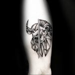 Фото рисунка тату оригами 12.10.2018 №085 - origami tattoo - tattoo-photo.ru