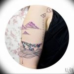 Фото рисунка тату оригами 12.10.2018 №088 - origami tattoo - tattoo-photo.ru