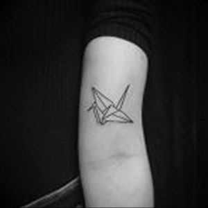 Фото рисунка тату оригами 12.10.2018 №099 - origami tattoo - tattoo-photo.ru