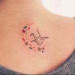 Фото рисунка тату оригами 12.10.2018 №104 - origami tattoo - tattoo-photo.ru