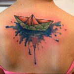 Фото рисунка тату оригами 12.10.2018 №108 - origami tattoo - tattoo-photo.ru