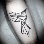 Фото рисунка тату оригами 12.10.2018 №114 - origami tattoo - tattoo-photo.ru