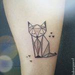 Фото рисунка тату оригами 12.10.2018 №116 - origami tattoo - tattoo-photo.ru