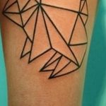 Фото рисунка тату оригами 12.10.2018 №126 - origami tattoo - tattoo-photo.ru