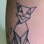 Фото рисунка тату оригами 12.10.2018 №133 - origami tattoo - tattoo-photo.ru