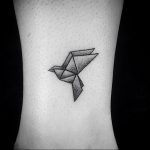 Фото рисунка тату оригами 12.10.2018 №175 - origami tattoo - tattoo-photo.ru