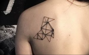 Фото рисунка тату оригами 12.10.2018 №180 - origami tattoo - tattoo-photo.ru