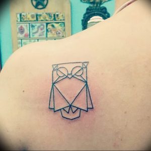 Фото рисунка тату оригами 12.10.2018 №184 - origami tattoo - tattoo-photo.ru