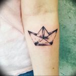 Фото рисунка тату оригами 12.10.2018 №191 - origami tattoo - tattoo-photo.ru