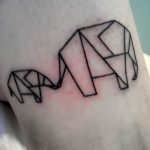 Фото рисунка тату оригами 12.10.2018 №197 - origami tattoo - tattoo-photo.ru