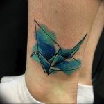 Фото рисунка тату оригами 12.10.2018 №212 - origami tattoo - tattoo-photo.ru