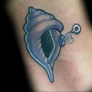 Фото рисунка тату ракушка 12.10.2018 №030 - tattoo shell - tattoo-photo.ru