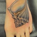 Фото рисунка тату ракушка 12.10.2018 №060 - tattoo shell - tattoo-photo.ru