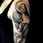 Фото рисунка тату ракушка 12.10.2018 №064 - tattoo shell - tattoo-photo.ru