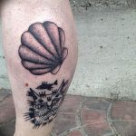 Фото рисунка тату ракушка 12.10.2018 №085 - tattoo shell - tattoo-photo.ru