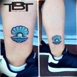 Фото рисунка тату ракушка 12.10.2018 №088 - tattoo shell - tattoo-photo.ru