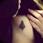 Фото рисунка тату сосна 11.10.2018 №058 - pine tattoo - tattoo-photo.ru