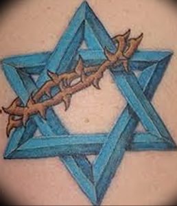 Фото рисунка тату шестиконечная звезда 12.10.2018 №013 - tattoo six poin - tattoo-photo.ru