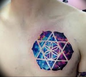 Фото рисунка тату шестиконечная звезда 12.10.2018 №015 - tattoo six poin - tattoo-photo.ru