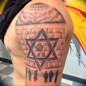 Фото рисунка тату шестиконечная звезда 12.10.2018 №018 - tattoo six poin - tattoo-photo.ru