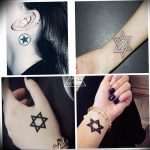 Фото рисунка тату шестиконечная звезда 12.10.2018 №025 - tattoo six poin - tattoo-photo.ru