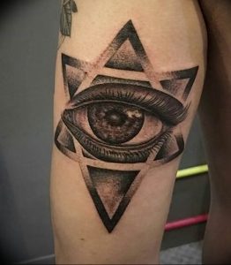Фото рисунка тату шестиконечная звезда 12.10.2018 №032 - tattoo six poin - tattoo-photo.ru
