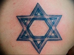 Фото рисунка тату шестиконечная звезда 12.10.2018 №034 - tattoo six poin - tattoo-photo.ru