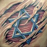 Фото рисунка тату шестиконечная звезда 12.10.2018 №041 - tattoo six poin - tattoo-photo.ru