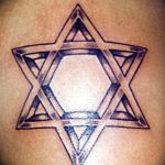 Фото рисунка тату шестиконечная звезда 12.10.2018 №045 - tattoo six poin - tattoo-photo.ru