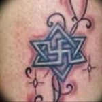Фото рисунка тату шестиконечная звезда 12.10.2018 №047 - tattoo six poin - tattoo-photo.ru