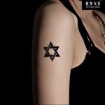 Фото рисунка тату шестиконечная звезда 12.10.2018 №049 - tattoo six poin - tattoo-photo.ru