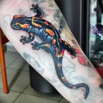 Фото рисунка татуировка саламандра 30.10.2018 №015 - salamander tattoo - tattoo-photo.ru
