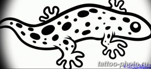 Фото рисунка татуировка саламандра 30.10.2018 №017 - salamander tattoo - tattoo-photo.ru