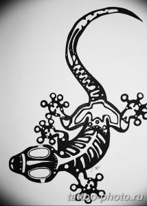 Фото рисунка татуировка саламандра 30.10.2018 №060 - salamander tattoo - tattoo-photo.ru