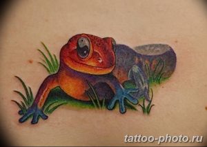 Фото рисунка татуировка саламандра 30.10.2018 №086 - salamander tattoo - tattoo-photo.ru