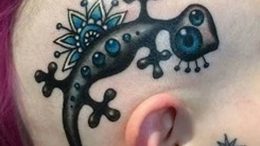 Фото рисунка татуировка саламандра 30.10.2018 №117 - salamander tattoo - tattoo-photo.ru