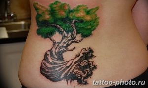 Фото тату Бонсай 26.10.2018 №003 - tattoo bonsai - tattoo-photo.ru