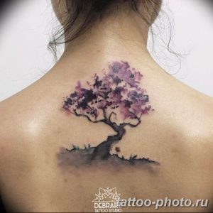 Фото тату Бонсай 26.10.2018 №028 - tattoo bonsai - tattoo-photo.ru