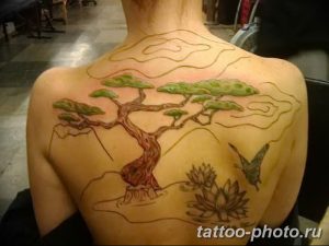 Фото тату Бонсай 26.10.2018 №041 - tattoo bonsai - tattoo-photo.ru