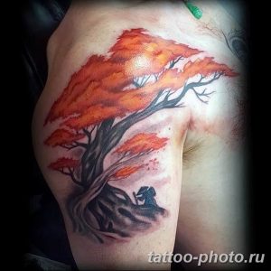 Фото тату Бонсай 26.10.2018 №053 - tattoo bonsai - tattoo-photo.ru