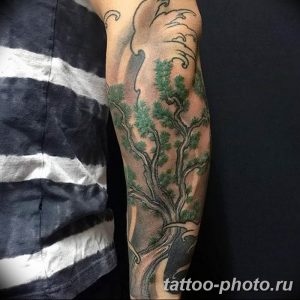 Фото тату Бонсай 26.10.2018 №054 - tattoo bonsai - tattoo-photo.ru