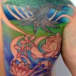 Фото тату Бонсай 26.10.2018 №070 - tattoo bonsai - tattoo-photo.ru