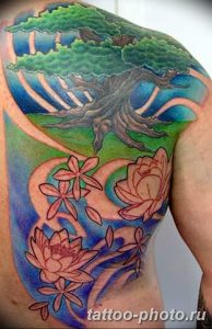 Фото тату Бонсай 26.10.2018 №070 - tattoo bonsai - tattoo-photo.ru